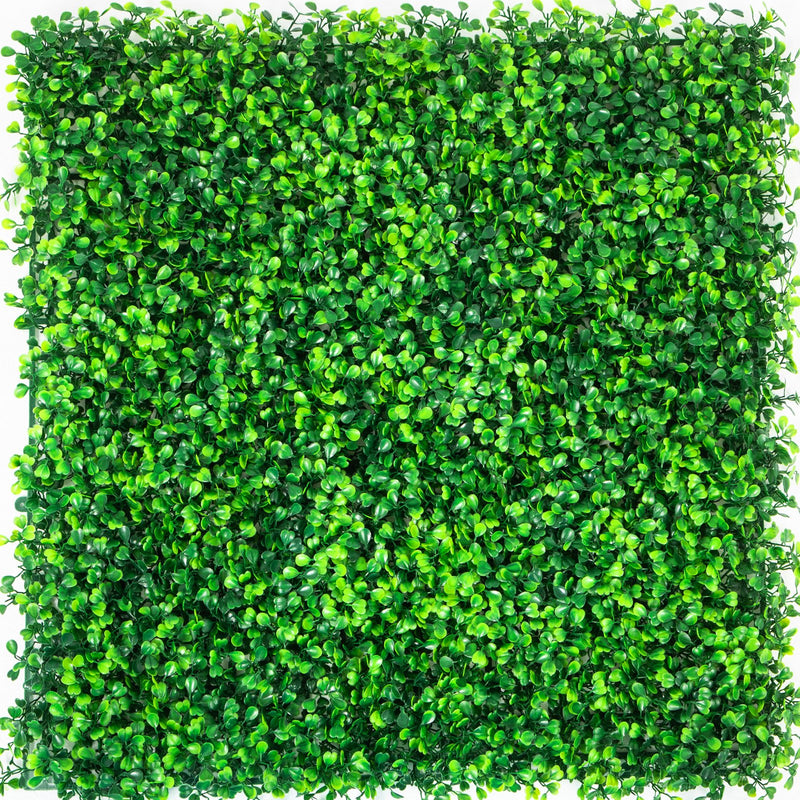 Artificial Boxwood Panels 12pc 20x20 Hedge Wall Grass Privacy Screen