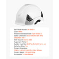 Safety Helmet, ANSI/ISEA Z89.1 Approved ABS Safety Hard Hat with 6-Point Ratchet Suspension, Adjustable Vented Hardhat for Men Women Adults, for Outdoor Indoor Industrial Construction Workwear