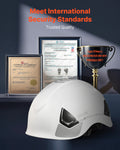 Safety Helmet ABS Hard Hat ANSI Z89.1 6-Point Ratchet Vented