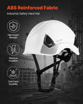 Safety Helmet ABS Hard Hat ANSI Z89.1 6-Point Ratchet Vented