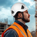 Safety Helmet ABS Hard Hat ANSI Z89.1 6-Point Ratchet Vented