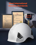 Safety Helmet Hard Hat ANSI/ISEA Vented 6-Point Ratchet Adjustable
