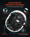Safety Helmet Hard Hat ANSI/ISEA Vented 6-Point Ratchet Adjustable