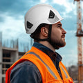 Safety Helmet Hard Hat ANSI/ISEA Vented 6-Point Ratchet Adjustable