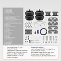 Air Bag Suspension Kit, Air Springs Suspension Bag Kit Compatible with 1999-2004 Ford F250/F350 2WD 4WD, 2008-2010 Ford F250/F350 2WD 4WD, 5000 lbs Loading, 5 to 100 PSI