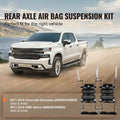 Air Bag Suspension Kit, Air Springs Suspension Bag Kit Compatible with 2011-2019 Chevrolet Silverado 2500/3500HD and GMC Sierra 2500/3500HD 4WD RWD, 5000 lbs Loading, 5 to 100 PSI