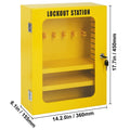 Electrical Lockout Tagout Kit, 59 PCS Safety Lockout Tagout Station With Padlocks, Hasps, Tags, Ties, Plug Lockout, Circuit Breaker Lockouts, Valve Lockouts, Cable Lockout, Lockout Bag, Box