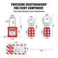 Electrical Lockout Tagout Kit 59 PCS Safety Station Padlocks Tags