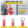 LOTO Kit 42 Piece Lockout Tagout Electrical Safety Set