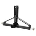 3 Point Trailer Hitch with 2 in Receiver, 3pt Quick Hitch Attachment for Category 1 Tractor, 3000lbs Capacity, Tow Drawbar Adapter, Compatible with Kubota, Mahindra, Ford, Yanmar, John Deere