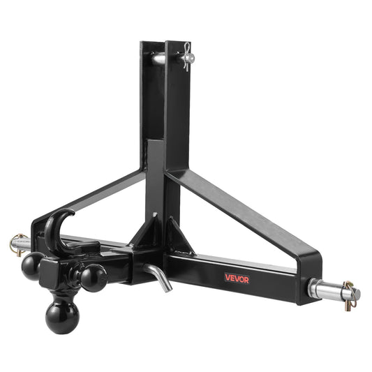 3 Point Trailer Hitch 2in Receiver Quick Attach Tractor Tow