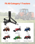 3 Point Trailer Hitch 2in Receiver Quick Attach Tractor Tow