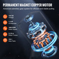 12V Electric Winch 1361kg ATV UTV 7 Strand Steel Cable IP55