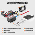 12V Electric Winch 1361kg ATV UTV 7 Strand Steel Cable IP55