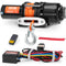 Electric Winch 2041kg ATV UTV Synthetic Rope Waterproof Remote