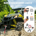 Electric Winch 2041kg ATV UTV Synthetic Rope Waterproof Remote