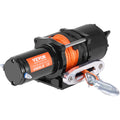 Electric Winch 2041kg ATV UTV Synthetic Rope Waterproof Remote