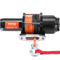 Electric Winch 2041kg ATV UTV Synthetic Rope Waterproof Remote