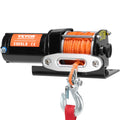 VEVOR 12V Electric Winch 1588kg ATV Boat Winch Synthetic Rope Remote