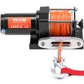 VEVOR 12V Electric Winch 1588kg ATV Boat Winch Synthetic Rope Remote