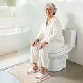 Raised Toilet Seat 136kg Load Capacity Elongated Bowl Seniors