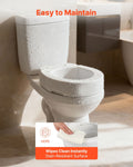 Raised Toilet Seat 136kg Load Capacity 89mm Lift Height Seniors
