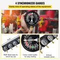Fuel Vacuum Carburetor Synchronizer Tool Kit with Gauge & Hose