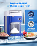 Commercial Ice Shaver 1.8L 300W Electric Snow Cone Machine Blue