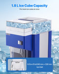 Commercial Ice Shaver 1.8L 300W Electric Snow Cone Machine Blue