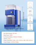Commercial Ice Shaver 1.8L 300W Electric Snow Cone Machine Blue