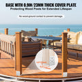 Stainless Steel Adjustable Post Base Bracket 152x152mm Deck Railing