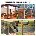 Stainless Steel Adjustable Post Base Bracket 152x152mm Deck Railing