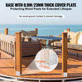 Post Base 203mm Stainless Steel Adjustable Anchor Bracket Deck Railing