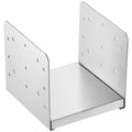 Stainless Steel Post Base 203x203mm Adjustable Anchor Bracket 4Pcs