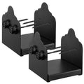 6x6 Post Base 2pc Heavy Duty Steel Decking Posts Brackets Black