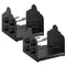 8x8 Post Base 2Pcs Heavy Duty Carbon Steel Deck Post Brackets Black