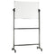 Rolling Magnetic Whiteboard 91.5x61cm Double Sided Adjustable