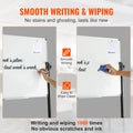 Rolling Magnetic Whiteboard 91.5x61cm Double Sided Adjustable