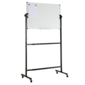 Rolling Magnetic Whiteboard 91.5x61cm Double Sided Adjustable