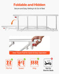 Foldable Bed Rail 122cm Adjustable Height Senior Grab Bar Assist