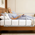Foldable Bed Rail 122cm Adjustable Height Senior Grab Bar Assist