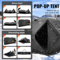 Pop-Up Ice Fishing Tent 6-8 Person 70 Sq Ft Waterproof Shanty