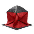 Portable Ice Shelter 3-4 Person Pop-Up Fishing Tent 71x71 Red