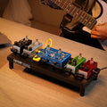 Guitar Pedal Board 15'' Aluminum Alloy 4-6 Pedals Carry Bag