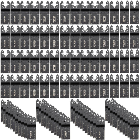 100PCS Oscillating Saw Blades Quick Release Multitool Wood Plastic