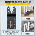 100PCS Oscillating Saw Blades Quick Release Multitool Wood Plastic