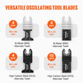 30pcs Oscillating Saw Blades Kit Wood Metal Plastic Multi Tool