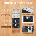 30pcs Oscillating Saw Blades Kit Wood Metal Plastic Multi Tool
