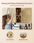 Bathroom Wall Cabinet 2 Door Over Toilet Storage Medicine Cabinet Shelf
