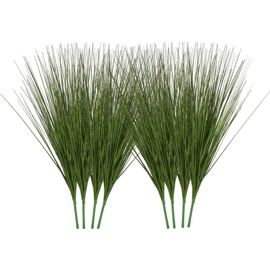 Artificial Grass Plant 686mm Faux Onion Grass 8 Pack Green Indoor Outdoor